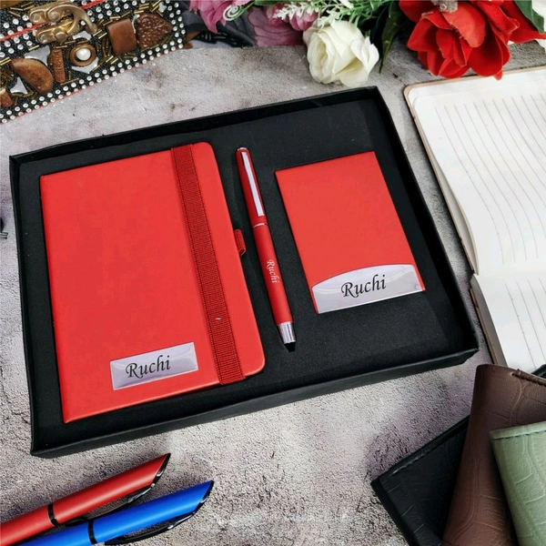 Mini Diary Combo 1.0 - WINE RED