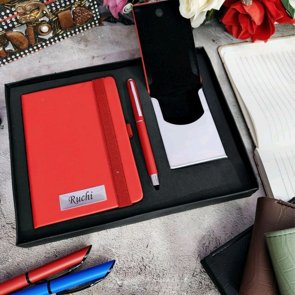 Mini Diary Combo 1.0 - WINE RED