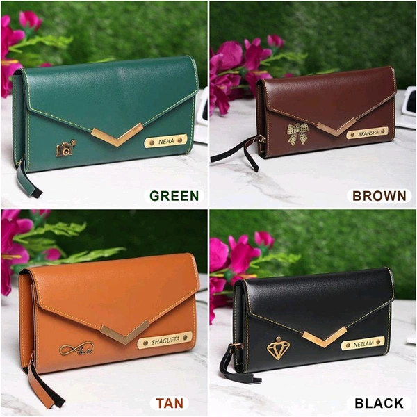3 Fold Ledise Clutch 2.0 - Olive green