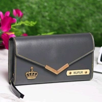 3 Fold Ledise Clutch 2.0 - Olive green