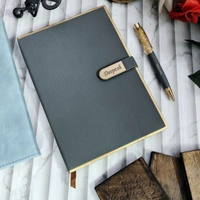 Z Flap Premium Diary + Pen - Black