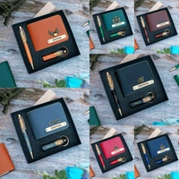 WALLET +KEYCHAIN +PEN COMBO - Black