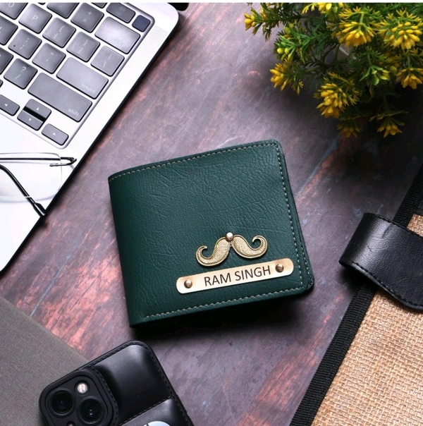 Nexon Premium Name Wallet  - OLIVE GREEN