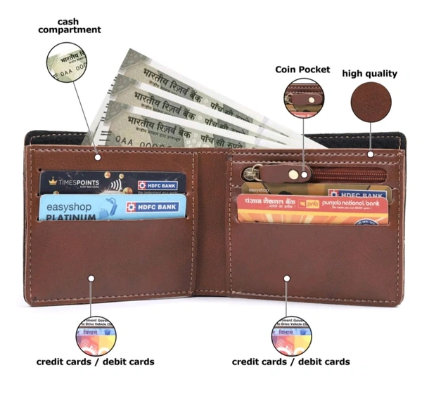 Nexon Premium Name Wallet  - Morocco Brown
