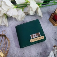 Nexon Name Wallet With Eye Engraved Strip  - Morocco Brown