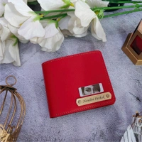 Nexon Name Wallet With Eye Engraved Strip  - Morocco Brown