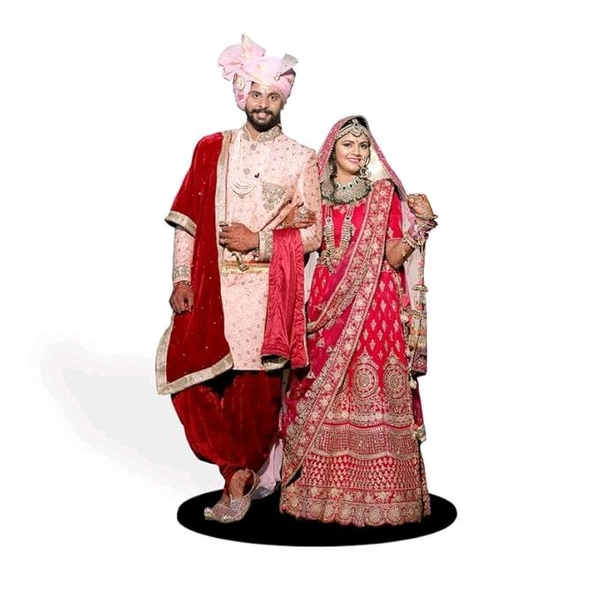  Personalized Photo Frame Couple Cutout Photo Frame Standee | Best Wedding Gift for Couple Special Husband Wife, Tabletop | Customized Gift with Your Photos | Newly Married Couple Gift