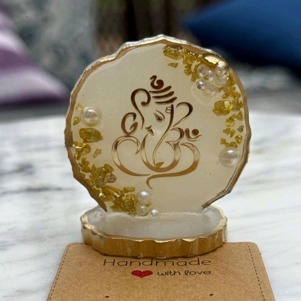 Resin Ganesha Car Dashboard 1.0 - 2 Inches
