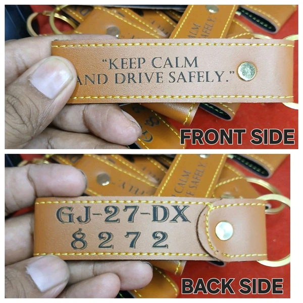 Lethar Number Plate Keychain 