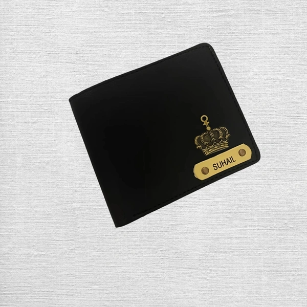 imported vegan leather wallet 2.0 BLACK COLOR 