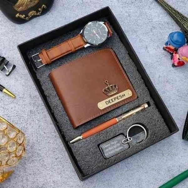Exclusive 4-in-1 Perfect Men’s Gift Set TAN COLOR - TAN