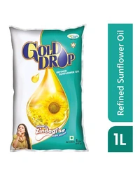 Gold Drop Cooking Oil Sunflower -1 Litre
