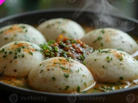 Sambar Idli - (3 Pics )