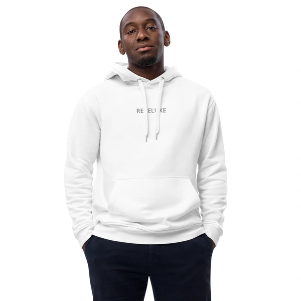 White Hoodie - GEM - White, L