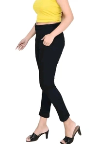 Denim Jeans for Women (Black) - Black, 28