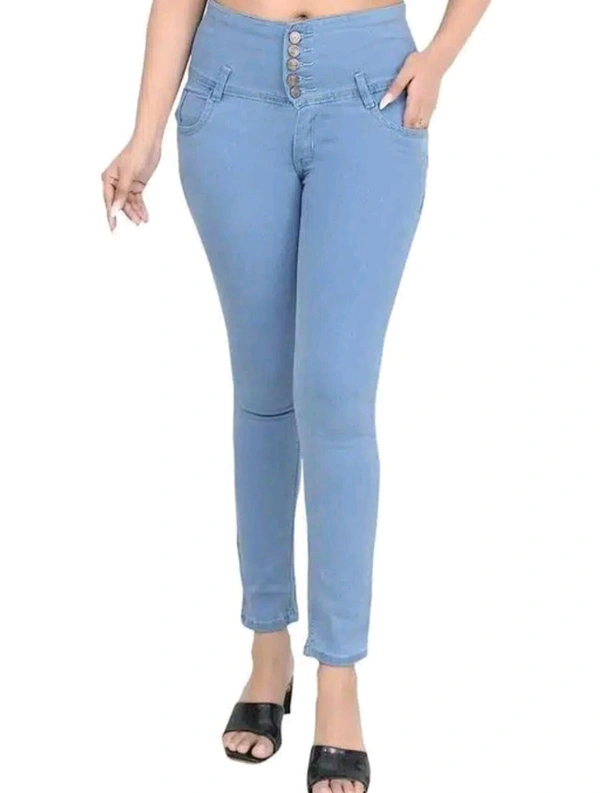 Denim Jeans for Women (Light Blue) - Light Blue, 30