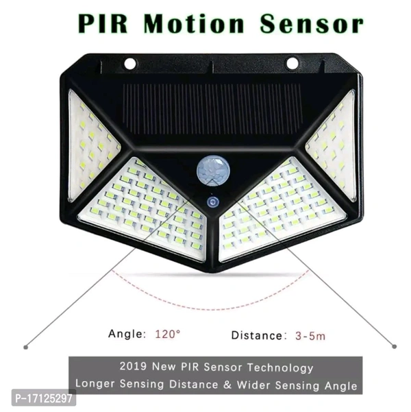 SOLAR LIGHT Wall Light WaterproofSolar Sunlight Powered Garden StreetLight Solar Light Set (Wall Mounted Packof 1)