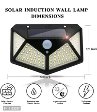 SOLAR LIGHT Wall Light WaterproofSolar Sunlight Powered Garden StreetLight Solar Light Set (Wall Mounted Packof 1)