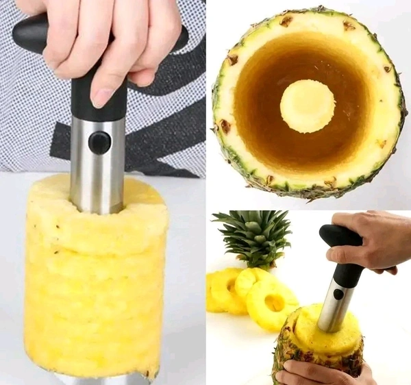 Kunya Premium Pineapple CutterUpgraded ,Thicker Blade ,PineappleCorer Slicer Peeler ,Kitchen PineappleCorer and Slicer Tool with Sharp Bladefor Fruit Rings