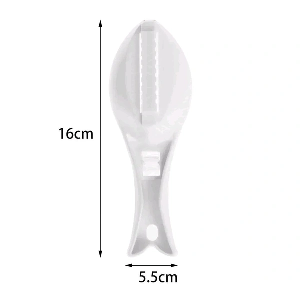 Khushi Fab's Fish Scale Scraper,FishScaler Sawtooth Scale Descaler ScraperCleaner Fish Scales Brush ShaverRemover Scale Knife Peeler Skin PeelerFish Tools Kitchen Gadget