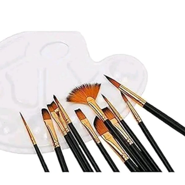 artist brushes 12  use for painting , water painting,  acrylic painting etc... - 0 to 12