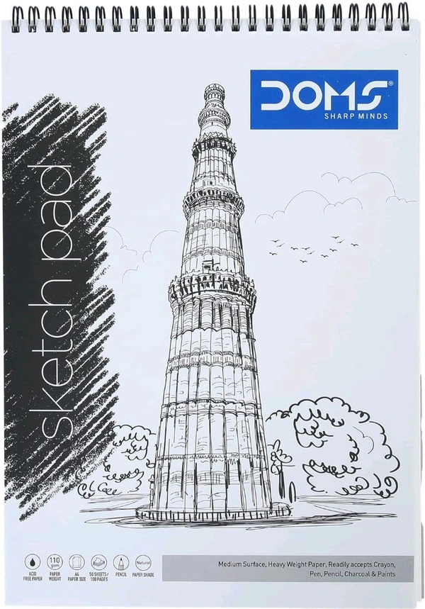 Doms A4 sketch pad | 150gsm | 36 sheets 
