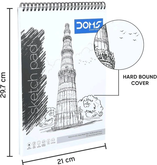 Doms A4 sketch pad | 150gsm | 36 sheets 