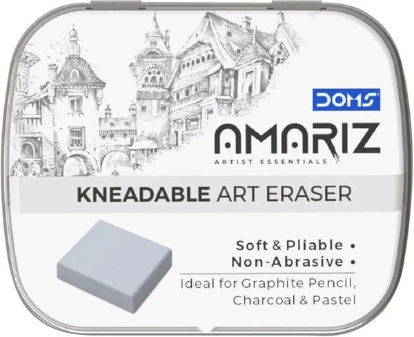 Doms amarzi kneadable eraser | only one box | dust free eraser for Artists and drawing 