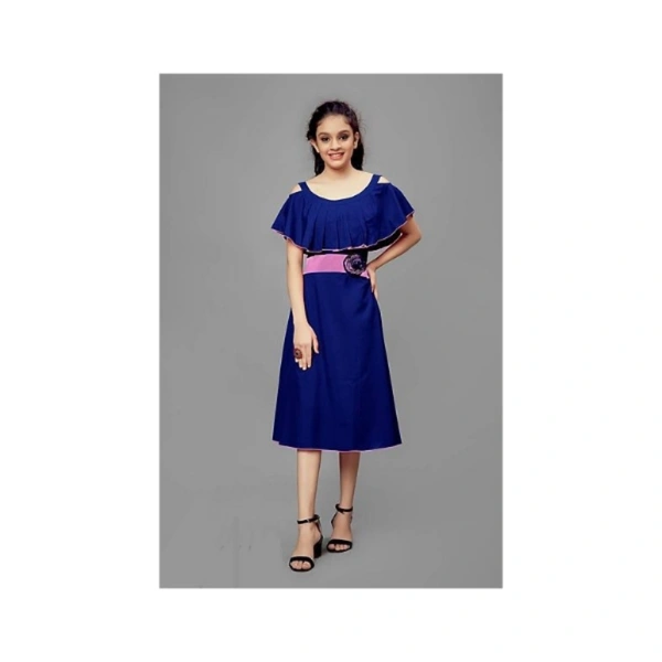 Summer Wear Casual Dress  - 3-4,5-6,7-8,9-10,11-12,13-14 yrs , blue