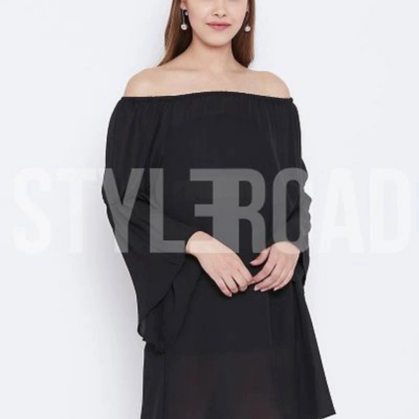 Casual Midi Dresses - black solid 