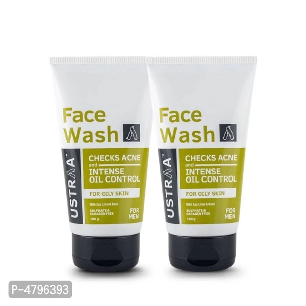 Ustrra Face Wash Oily  Skin (100g) Set Of 2