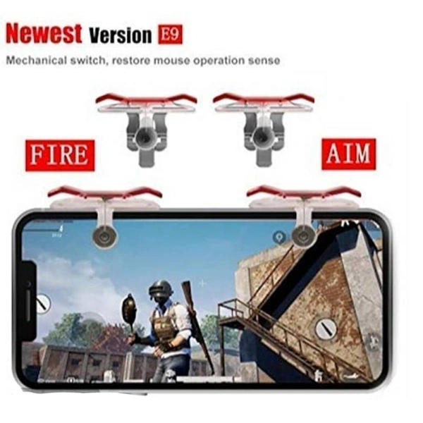 PubG Trigger Controller For Android & Ios - Red