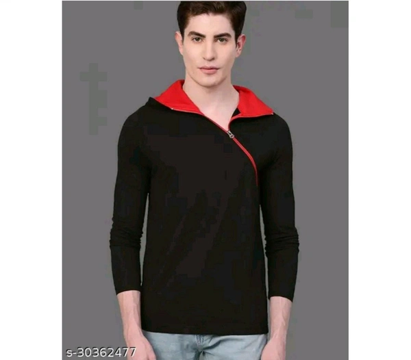 EYEBOGLER Men's Hood Tshirts - Black, M