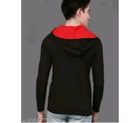 EYEBOGLER Men's Hood Tshirts - Black, M