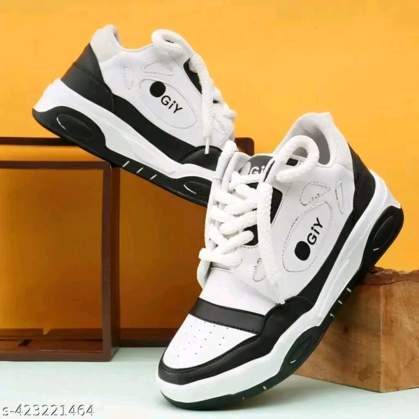 HS HI-SPEED  SPORTS SHOES FOR MEN - Black, IND-8