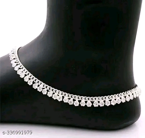 Gagan Handicraft Trending Chain Anklets  - Mercury