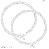 Gagan Handicraft Trending Chain Anklets  - Mercury