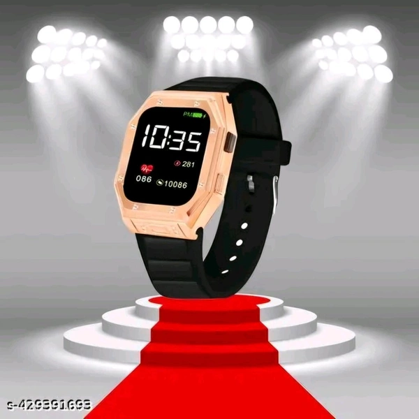 Silicone Smart Digital Ultra Sports Watch - Black