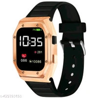 Silicone Smart Digital Ultra Sports Watch - Black