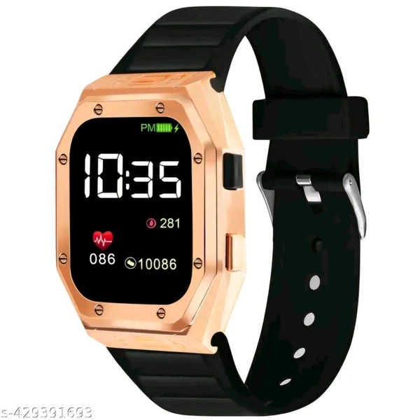 Silicone Smart Digital Ultra Sports Watch - Black