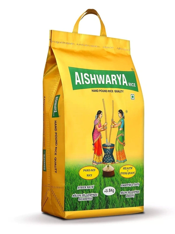 Aishwarya Dampudu Biyyam (Hand-Pound Rice) - 10 KG - 10 KG