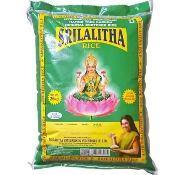 Sri Lalitha Sonamasoori Rice - 26 KG