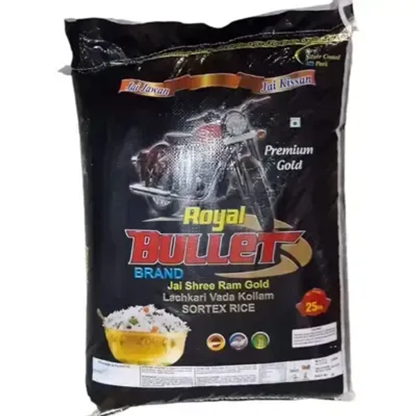 BULLET Lachkari vada kolam Rice - 25 KG