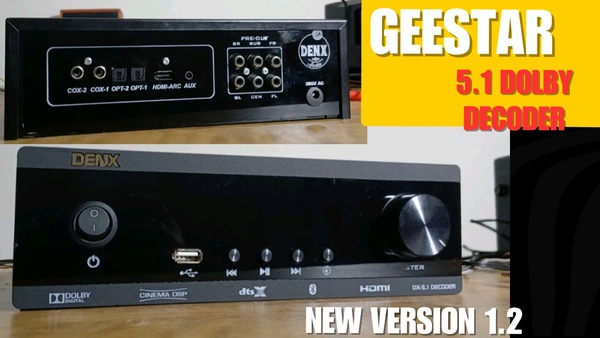 Geestar 5.1 Preamp Unit, Decoder V-1.2 078 Magic Box 