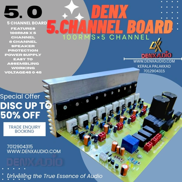 Denx 5 Channel S/p Board And Power Supply 