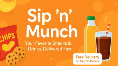Sip ‘n’ Munch– Snacks & Munchies Online