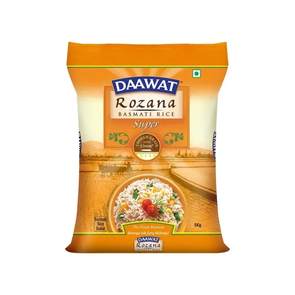 Daawat Rozana Super Basmati Rice - 5 Kg