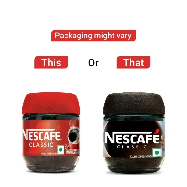 Nescafe Classic Instant Coffee Powder - 100% Pure Coffee - 24 g