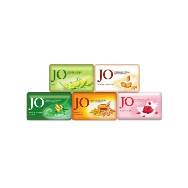 Jo Almond & Cream Caressing Soap - pack of 5