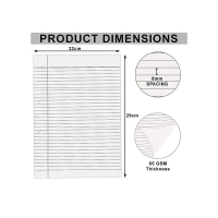 Creative Space Assignment A4 Sheets (One Side Ruled) 1 pack (20 sheets)